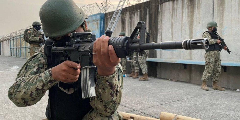 Fusil M4A1, foto Ejercito del Ecuador