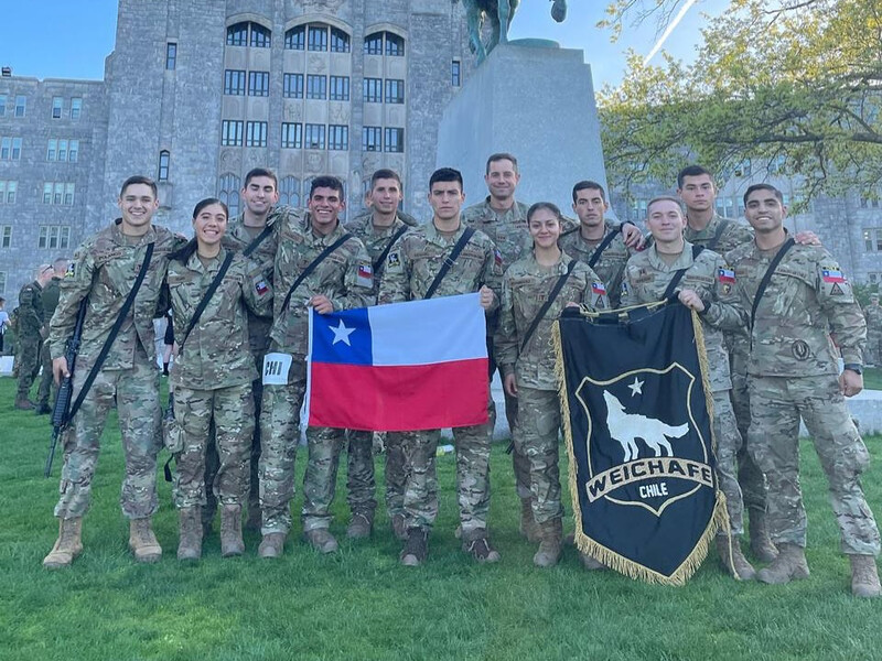 Patrulla Weichafe en la Academia Militar de West Point en Estados Unidos Firma Escuela Militar del Ejército de Chile 002