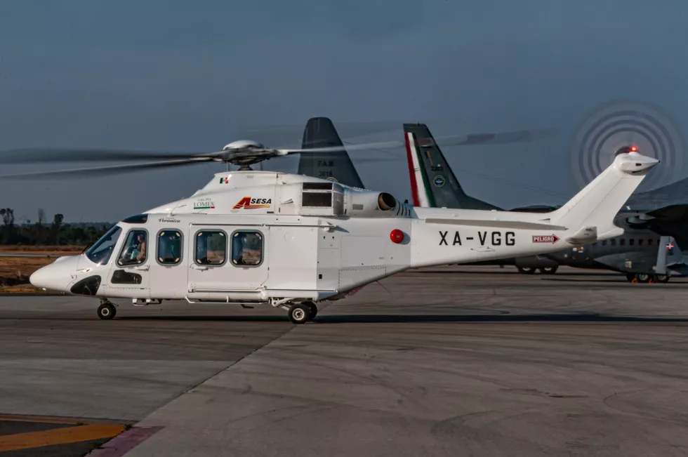 Modelo civil del AW139 evaluado por Guatemala en Famex rev2