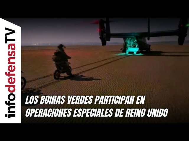 Los boinas verdes participan en operaciones especiales de Reino Unido