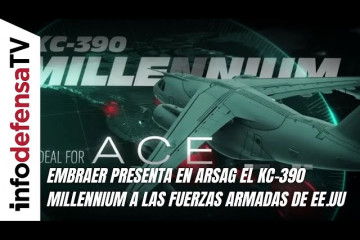 Embraer presenta en ARSAG el KC-390 Millennium a las Fuerzas Armadas de EE.UU