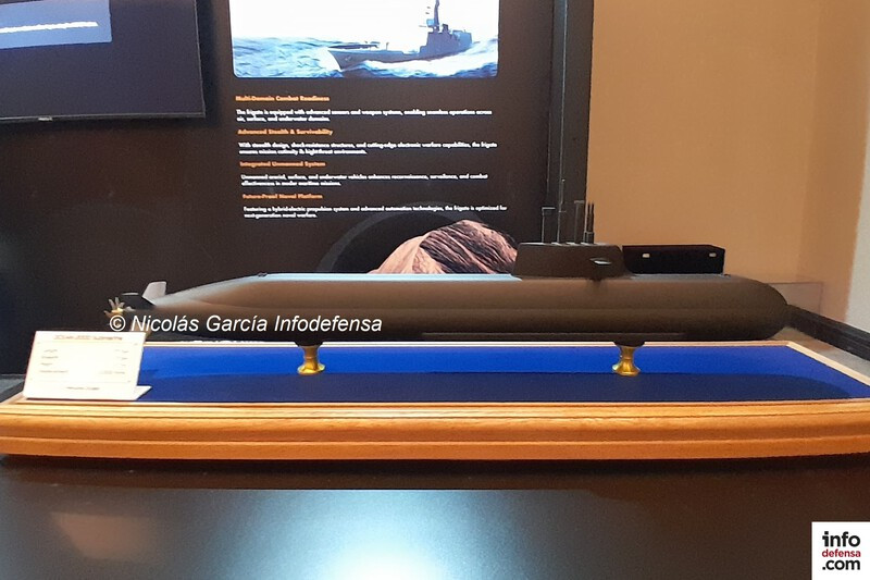 Submarino de ataque Hanwha Ocean 2000 en Korea Defense Day 2025 Firma Nicolás García
