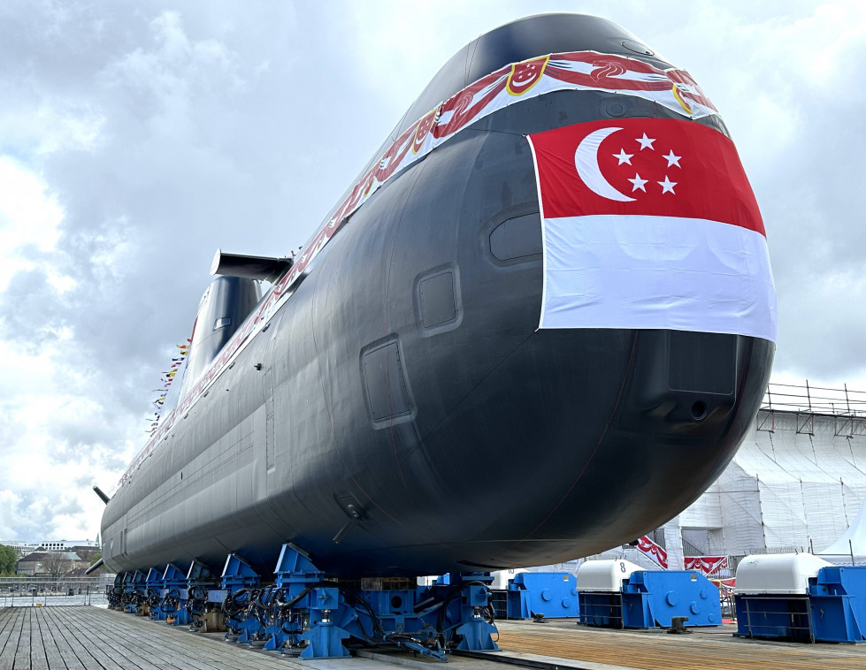 Cuarto submarno de Tipo 218SG de Singapur. Foto. DSTA