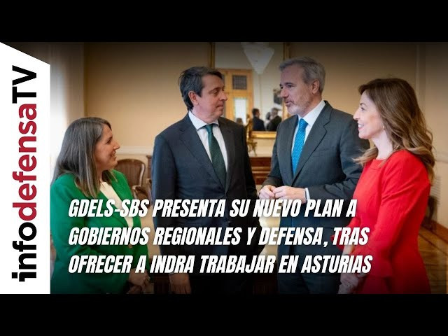 GDELS-SBS expone su plan a gobiernos regionales y Defensa, tras ofrecer a Indra trabajar en Asturias