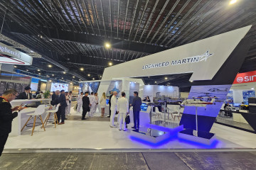 Stand de Lockheed Martin en Imdex Asia 2025 Firma Instituto Keris