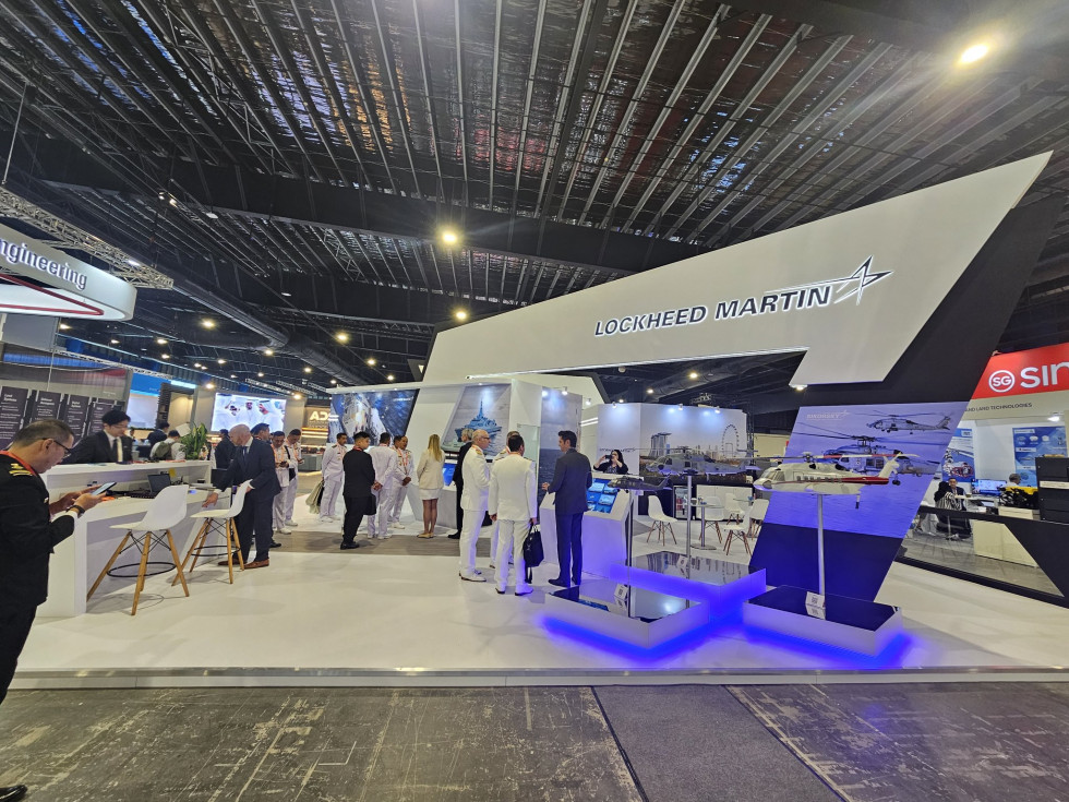 Stand de Lockheed Martin en Imdex Asia 2025 Firma Instituto Keris
