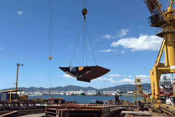 Caradama puesta de quilla primer buque OPV Uruguay (1)