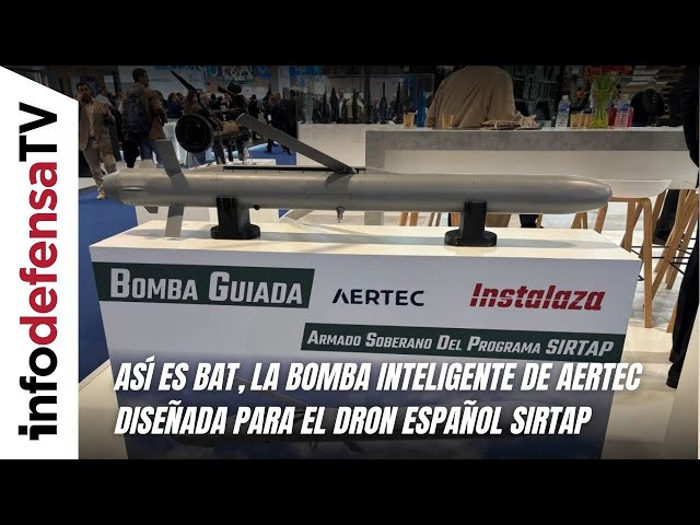 Así es BAT, la bomba inteligente de Aertec diseñada para el dron español Sirtap