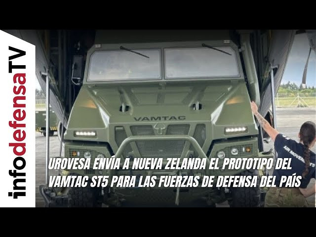 Urovesa envía a Nueva Zelanda el prototipo del Vamtac ST5 para las Fuerzas de Defensa del país