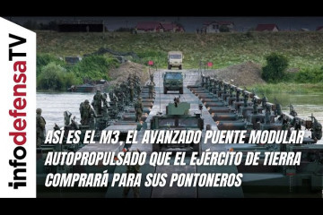 Así es el puente modular autopropulsado M3 que el Ejército de Tierra comprará para sus pontoneros