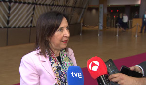 Robles asegura desde Bruselas que España llegará al 2% de inversión en defensa y que 