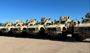 El Ejército de Uruguay recibe los primeros blindados Oshkosh M-ATV y los camiones Mk23 adquiridos a EEUU