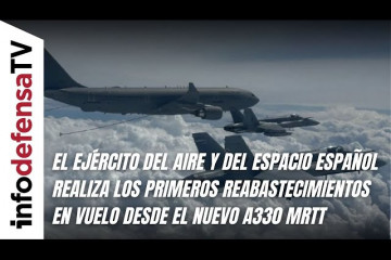 El Ejército del Aire realiza los primeros reabastecimientos en vuelo desde el nuevo A330 MRTT