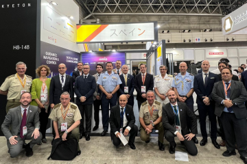 Pabellon español en DSEI Japan