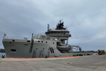 Plano desde el muelle del Carnota