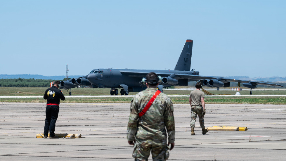 Bombardero B52 en Moron