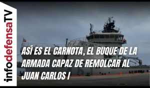 Así es el Carnota, el buque de la Armada capaz de remolcar al portaaeronaves Juan Carlos I