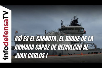 Así es el Carnota, el buque de la Armada capaz de remolcar al Juan Carlos I