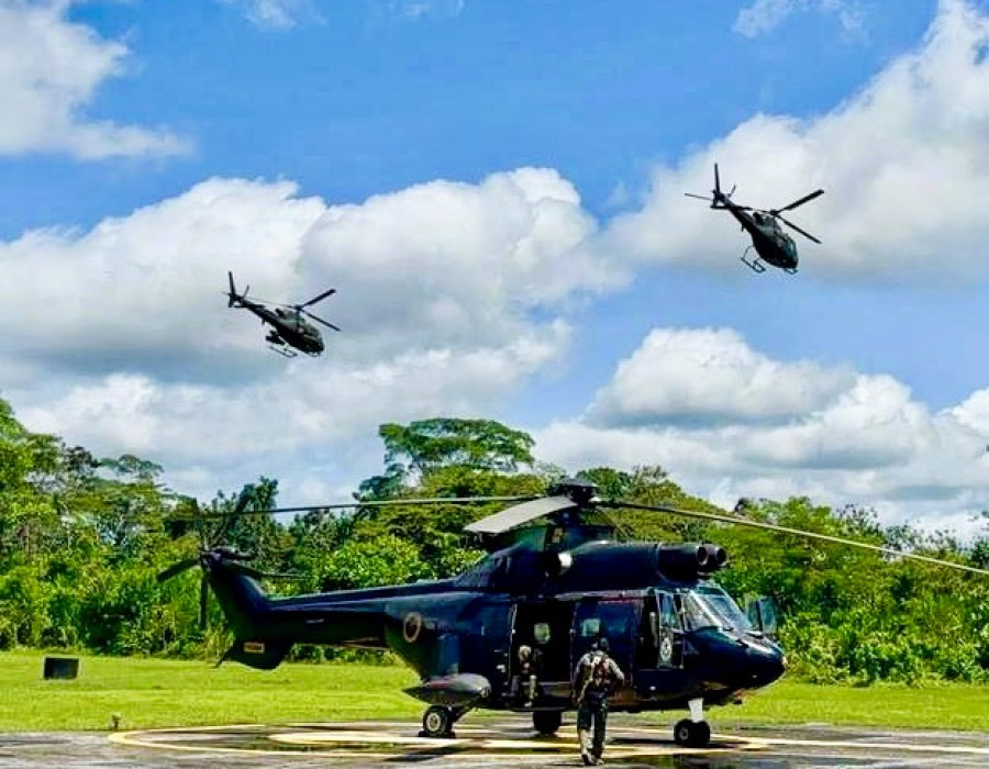 Super Puma Ecuador 2, foto Ejercito Ecuatoriano