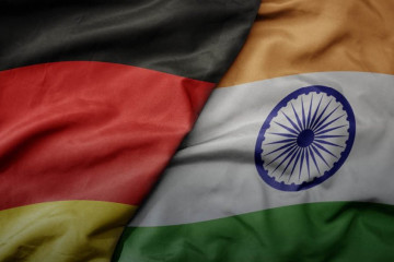 Banderas de Alemania y la India. Imagen. Rheinmetall