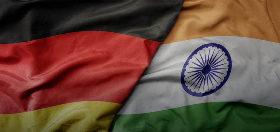 Banderas de Alemania y la India. Imagen. Rheinmetall