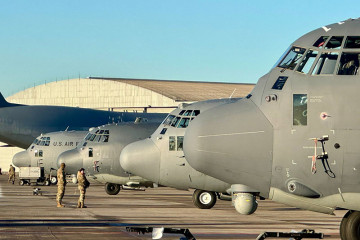 Aviones de la Fuerza Aérea de Estados Unidos desplegados en el ejercicio Estrella Austral 2025 Firma FACh