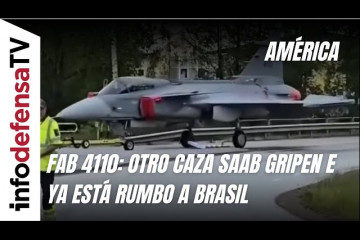 FAB 4110 otro caza SAAB Gripen E ya está rumbo a Brasil