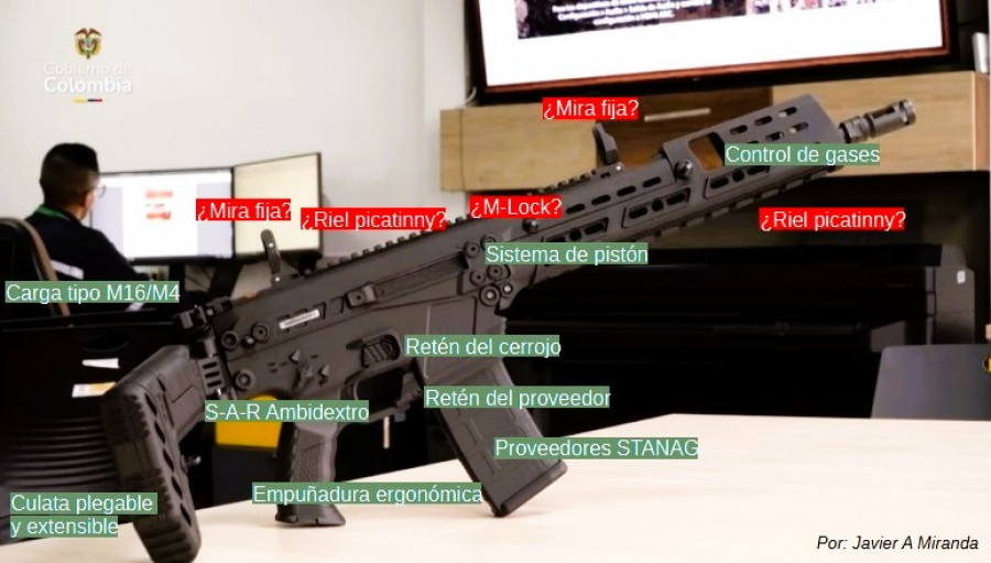 Fusil colombiano javier miranda