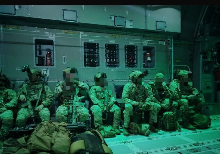 Miembros de las fuerzas de élite español durante el ejercicio Athena 25