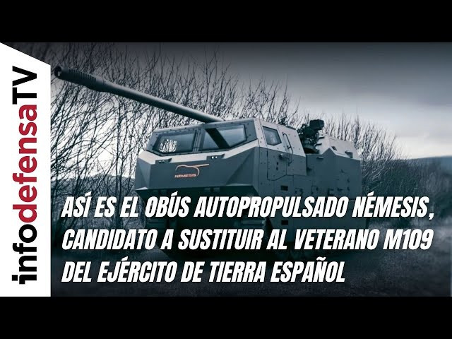 Así es el obús autopropulsado Némesis, candidato a sustituir al veterano M109 del Ejército de Tierra