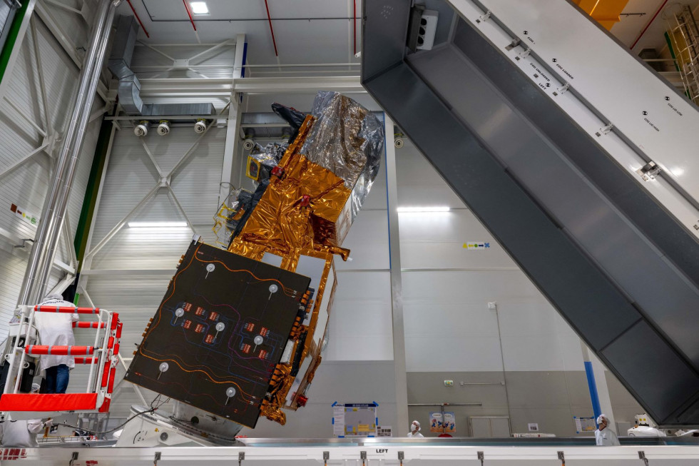El primer satélite MetOp-SG, rumbo al Puerto Espacial de Kourou