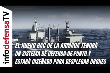 El nuevo BAC de la Armada tendrá un sistema de defensa de punto y podrá desplegar drones