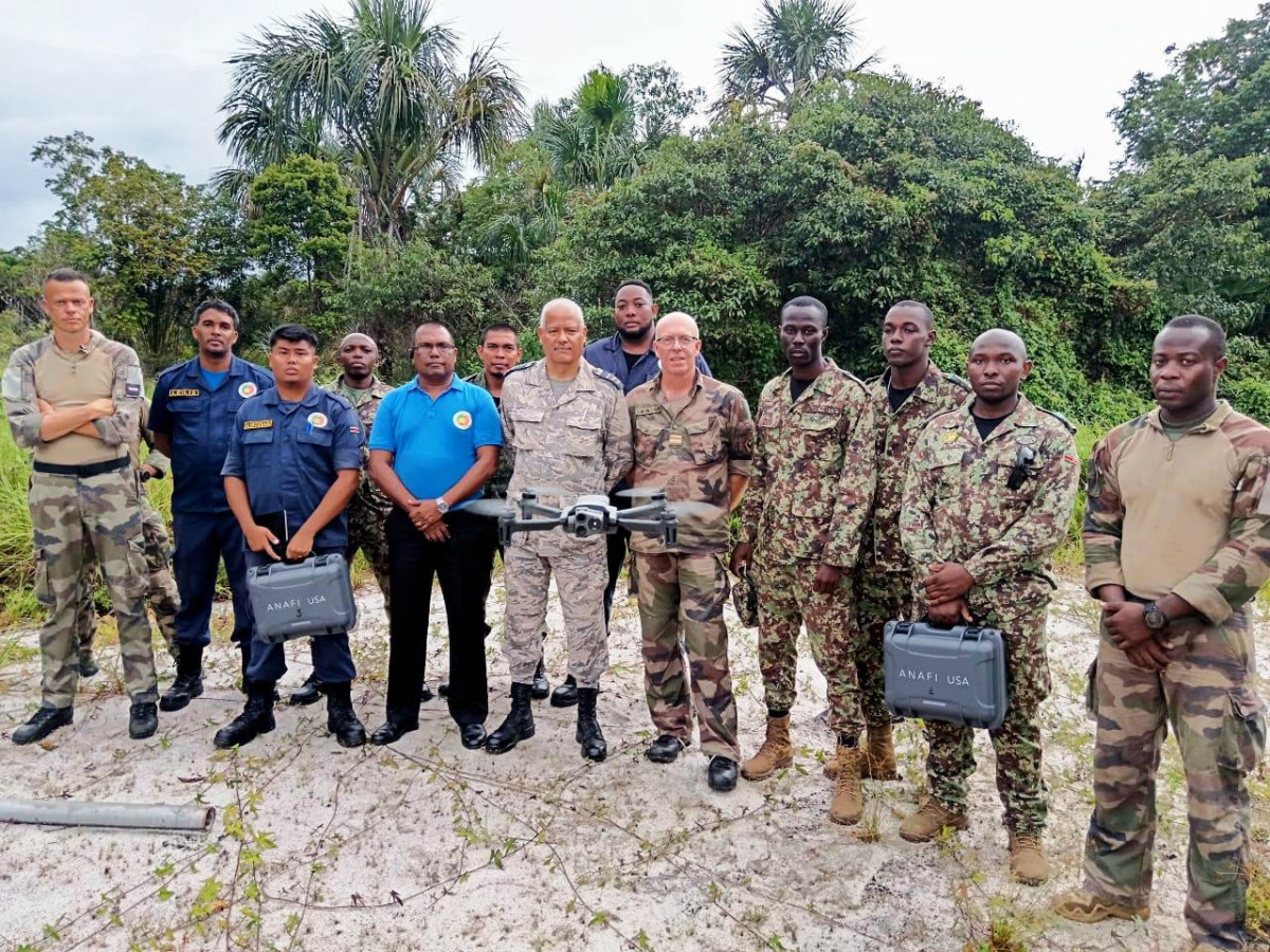 Surinam EjNacional drones France in Suriname and Guyana 