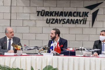 Visita del presidente de El Salvador a  Industrias Aeroespaciales de Turquía (TUSA) en 2022