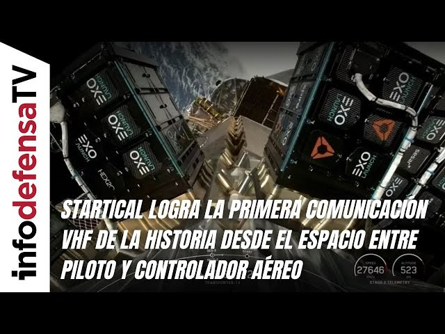 Startical logra la primera comunicación VHF desde el espacio entre piloto y controlador aéreo