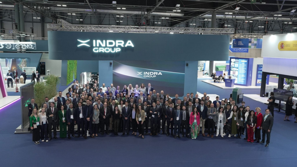 Stand de Indra en Feindef