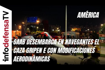 SAAB desembarca en Navegantes el caza Gripen E con modificaciones aerodinámicas