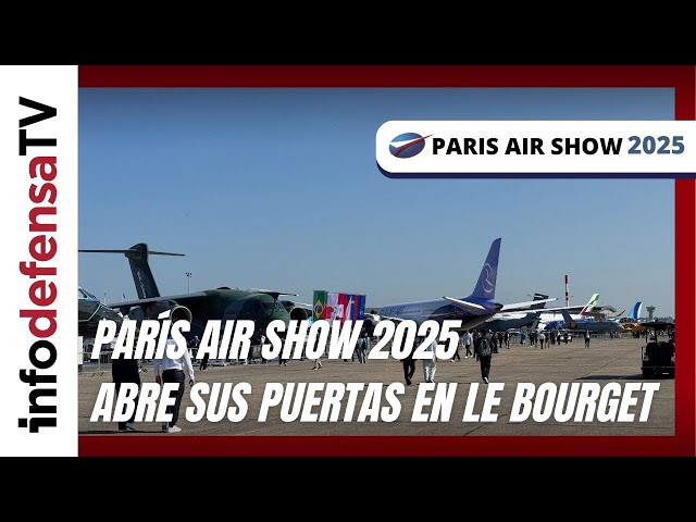 París Air Show 2025, la mayor feria aeroespacial del mundo, abre las puertas de su 55ª edición