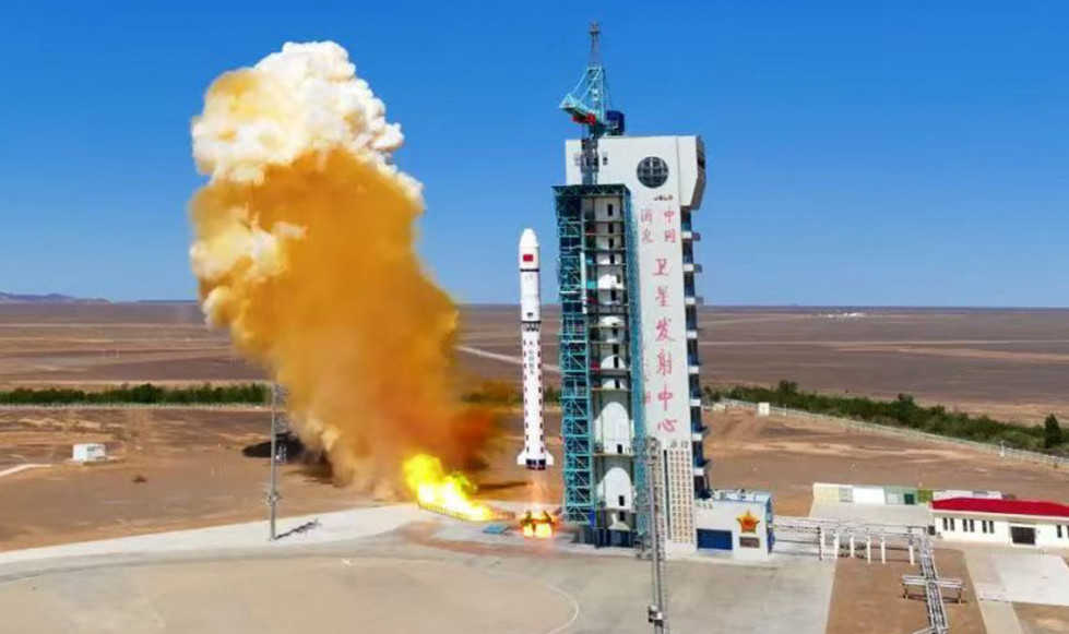 China lanza el satélite Zhangheng 1-02 para monitorear desastres naturales