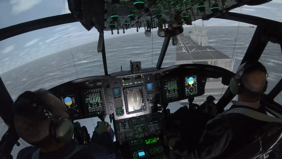 Simulador helicóptero Indra