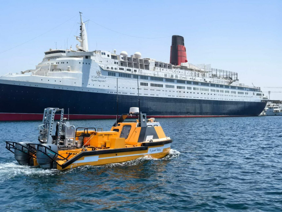 OceanAlpha pone a prueba por primera vez en Oriente Proximo la capacidad de concentrador multisensor de su USV L25