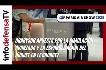 Grabysur apuesta por la simulación avanzada y la españolización del Hürjet en Le Bourget
