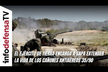 El Ejército de Tierra encarga a Sapa extender la vida de los cañones antiaéreos 35/90