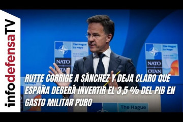 Rutte corrige a Sánchez y deja claro que España debe invertir el 3,5 % del PIB en gasto militar puro