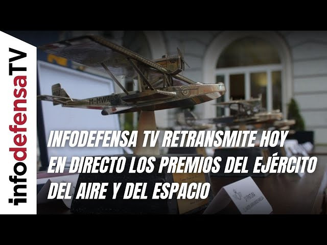 Infodefensa TV retransmite hoy en directo los premios del Ejército del Aire y del Espacio