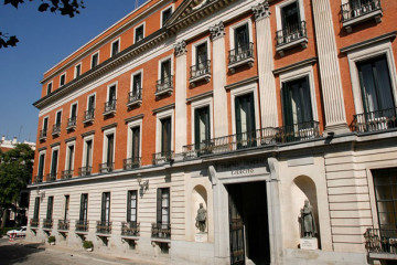 Fachada norte del Palacio de Buenavista, sede del Estado Mayor del Ejército