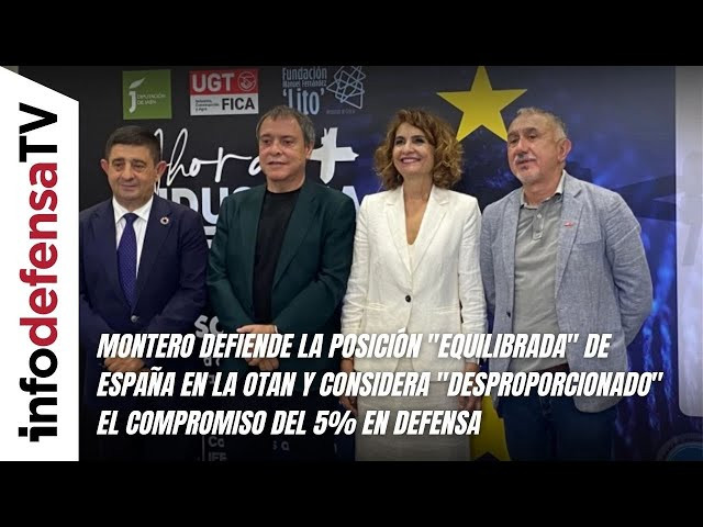 Montero defiende la posición 