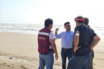 SDU 061 2025. Evalúan impacto ambiental por caída de restos de cohete en Tamaulipas (3)