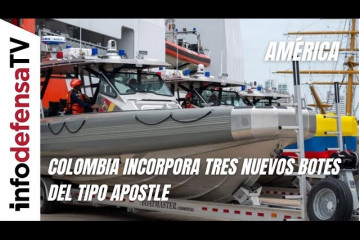 Colombia incorpora tres nuevos botes del tipo Apostle