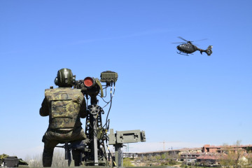 Instrucción de una Unidad de Defensa Antiaérea con material 35 90 Skydor, COAAAS L y Mistral con apoyo de RAAA71